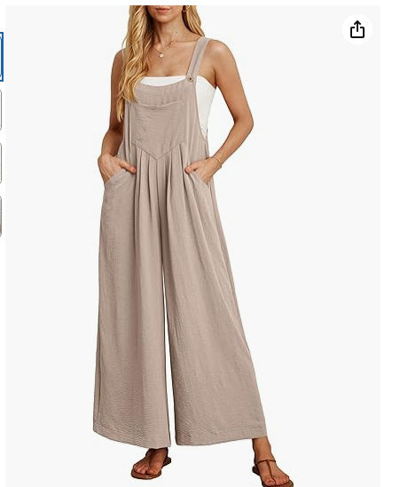 Casual Loose Jumpsuit With Pockets